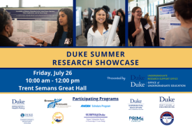 Duke Summer Research Showcase